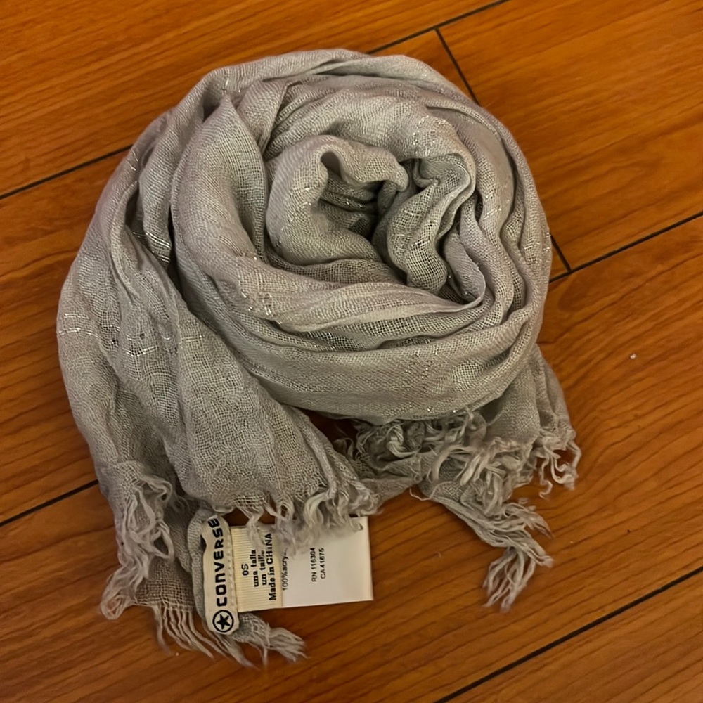 Converse Grey scarf